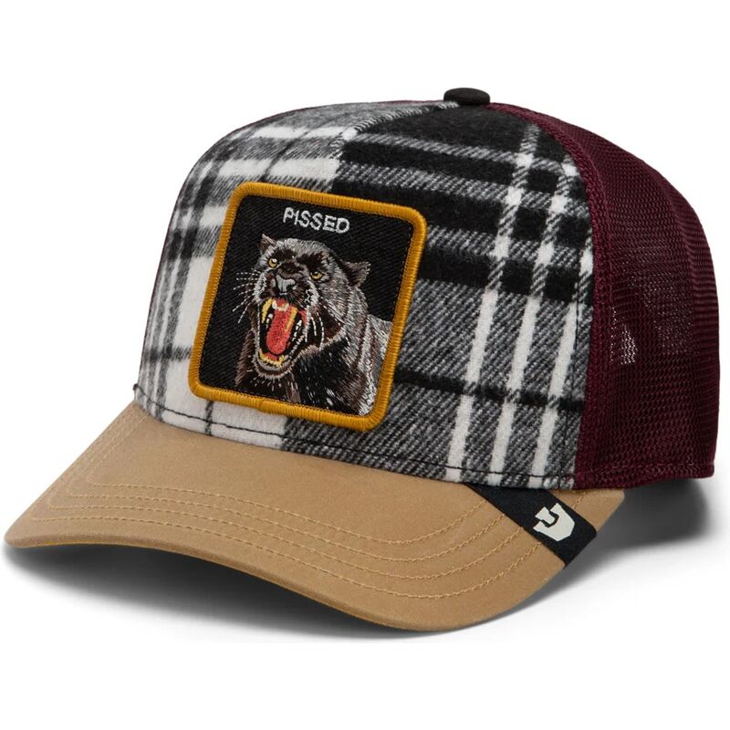 kasketter-buet-flerfarvet-snapback-brit-panther-check-mate-pissed-the-farm-goorin-bros kasketter-buet-flerfarvet-snapback-brit-panther-check-mate-pissed-the-farm-goorin-bros