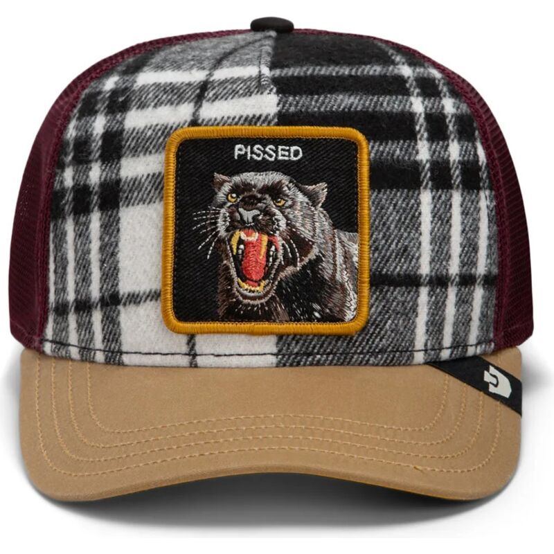 kasketter-buet-flerfarvet-snapback-brit-panther-check-mate-pissed-the-farm-goorin-bros kasketter-buet-flerfarvet-snapback-brit-panther-check-mate-pissed-the-farm-goorin-bros