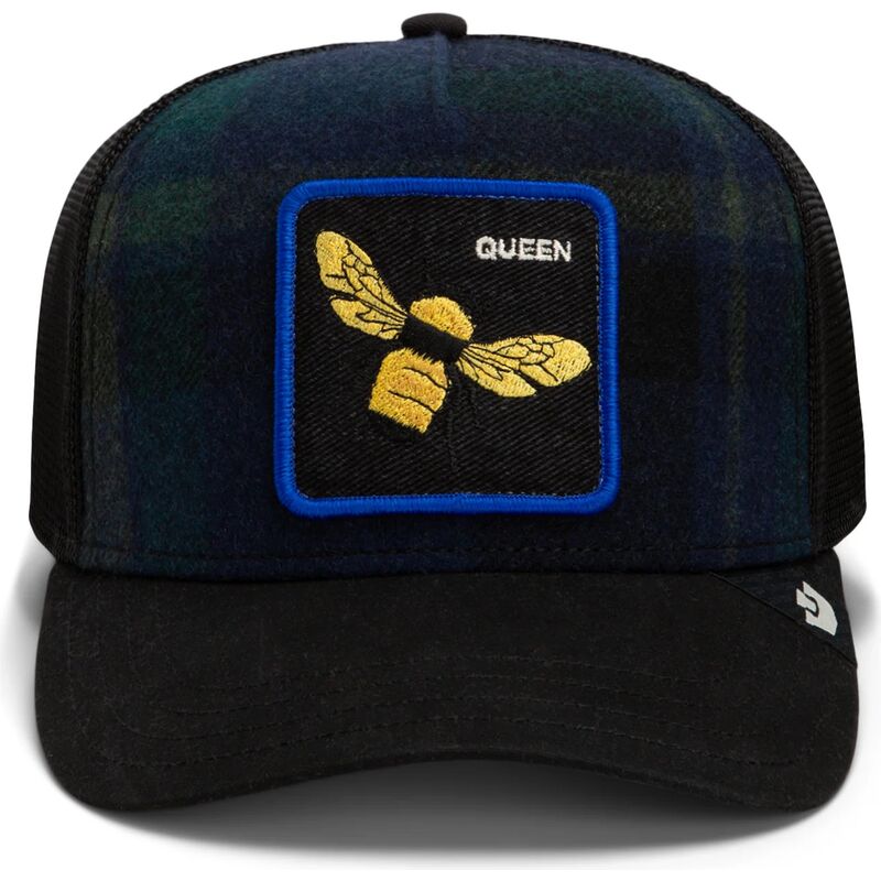 kasketter-buet-flerfarvet-snapback-brit-queen-check-mate-the-farm-goorin-bros