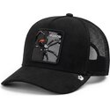 kasketter-buet-sort-snapback-black-out-spider-blackened-metallic-poison-the-farm-goorin-bros