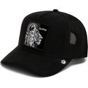 kasketter-buet-sort-snapback-black-out-lion-blackened-metallic-alpha-the-farm-goorin-bros