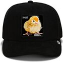 kasketter-buet-sort-snapback-black-out-chick-blackened-metallic-hot-the-farm-goorin-bros