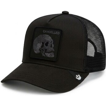 Kasketter buet sort snapback Tonal Skull Full Intent Cancelled The Farm Goorin Bros.