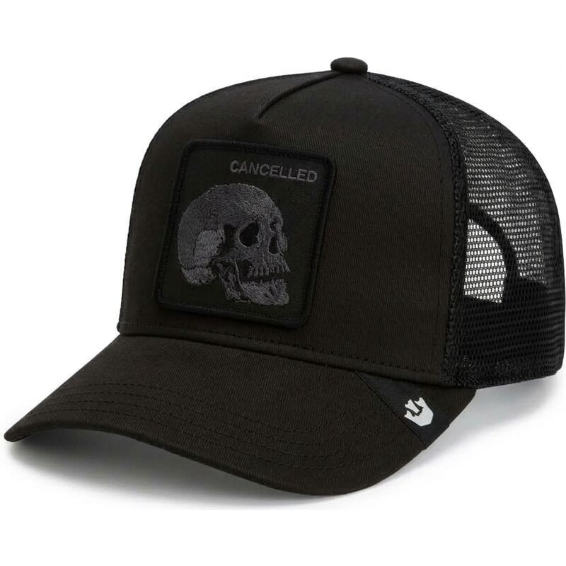 kasketter-buet-sort-snapback-tonal-skull-full-intent-cancelled-the-farm-goorin-bros kasketter-buet-sort-snapback-tonal-skull-full-intent-cancelled-the-farm-goorin-bros