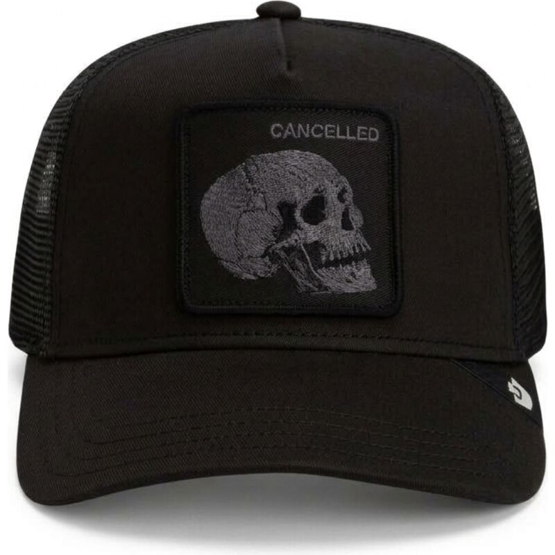 kasketter-buet-sort-snapback-tonal-skull-full-intent-cancelled-the-farm-goorin-bros kasketter-buet-sort-snapback-tonal-skull-full-intent-cancelled-the-farm-goorin-bros