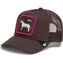 kasketter-buet-brun-snapback-shadow-bull-terrier-off-the-leash-the-farm-goorin-bros