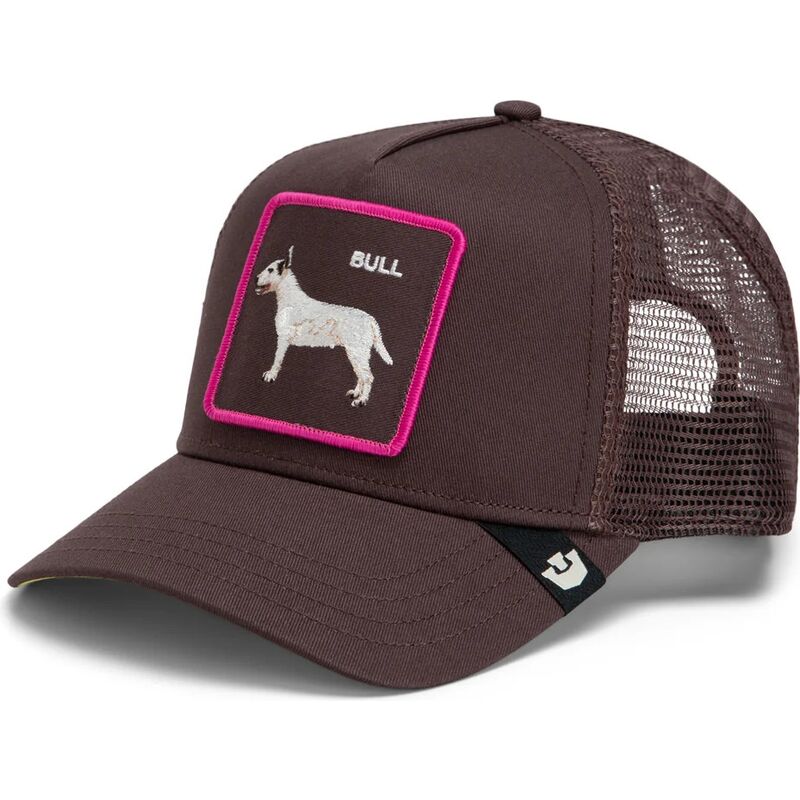 kasketter-buet-brun-snapback-shadow-bull-terrier-off-the-leash-the-farm-goorin-bros