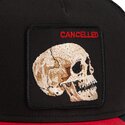 kasketter-buet-sort-snapback-cancelled-skull-microsuede-the-farm-goorin-bros