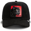 kasketter-buet-sort-snapback-nera-rossa-microsuede-the-farm-goorin-bros