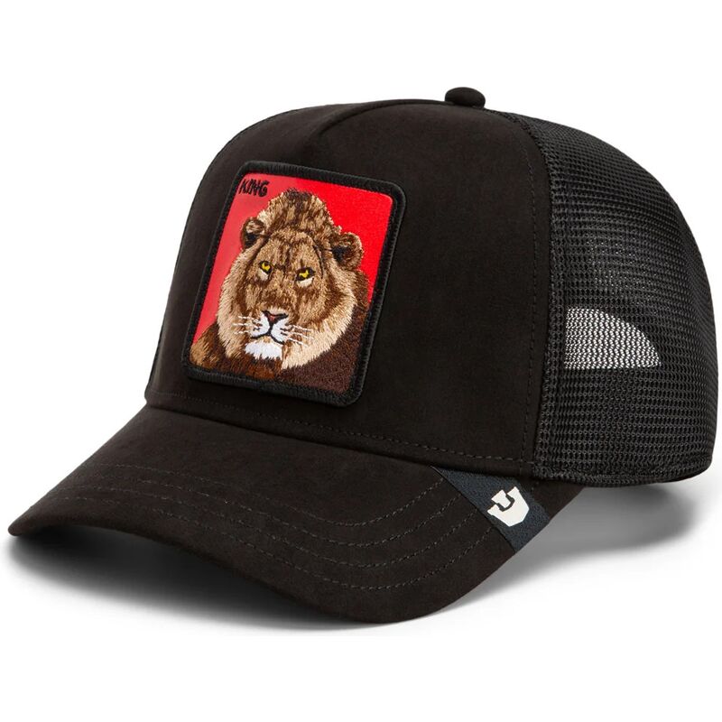 kasketter-buet-sort-snapback-re-leone-rosso-microsuede-king-the-farm-goorin-bros