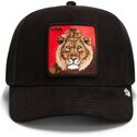 kasketter-buet-sort-snapback-re-leone-rosso-microsuede-king-the-farm-goorin-bros