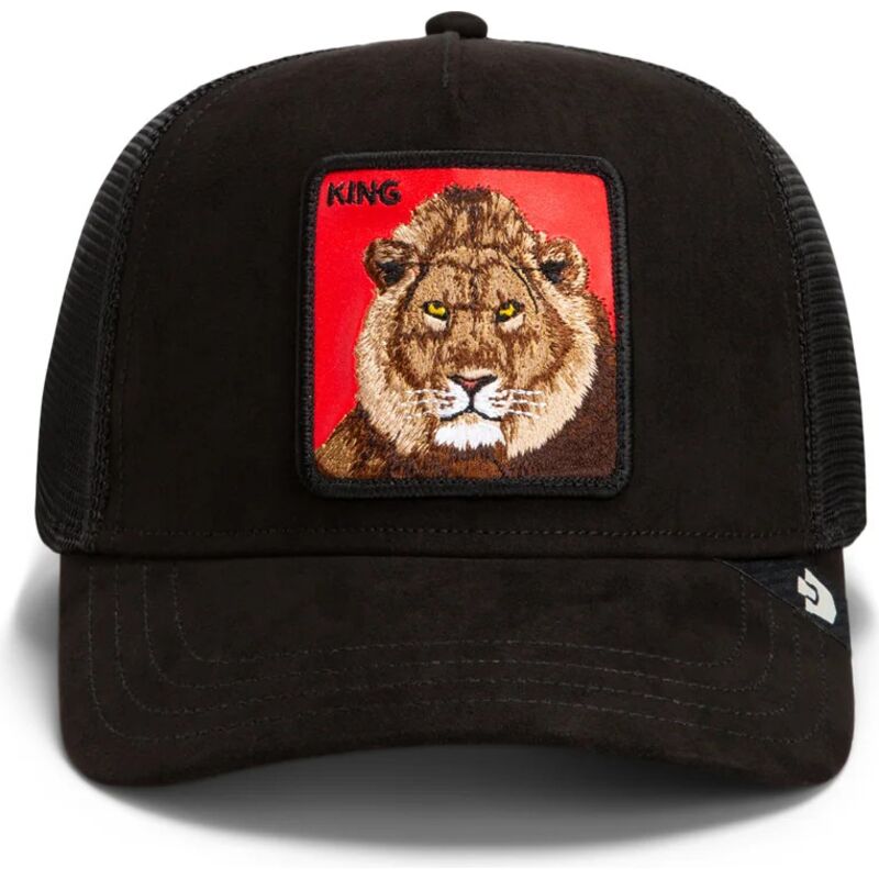 kasketter-buet-sort-snapback-re-leone-rosso-microsuede-king-the-farm-goorin-bros