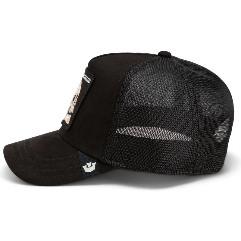 kasketter-buet-sort-snapback-suede-cancelled-skull-microsuede-the-farm-goorin-bros kasketter-buet-sort-snapback-suede-cancelled-skull-microsuede-the-farm-goorin-bros