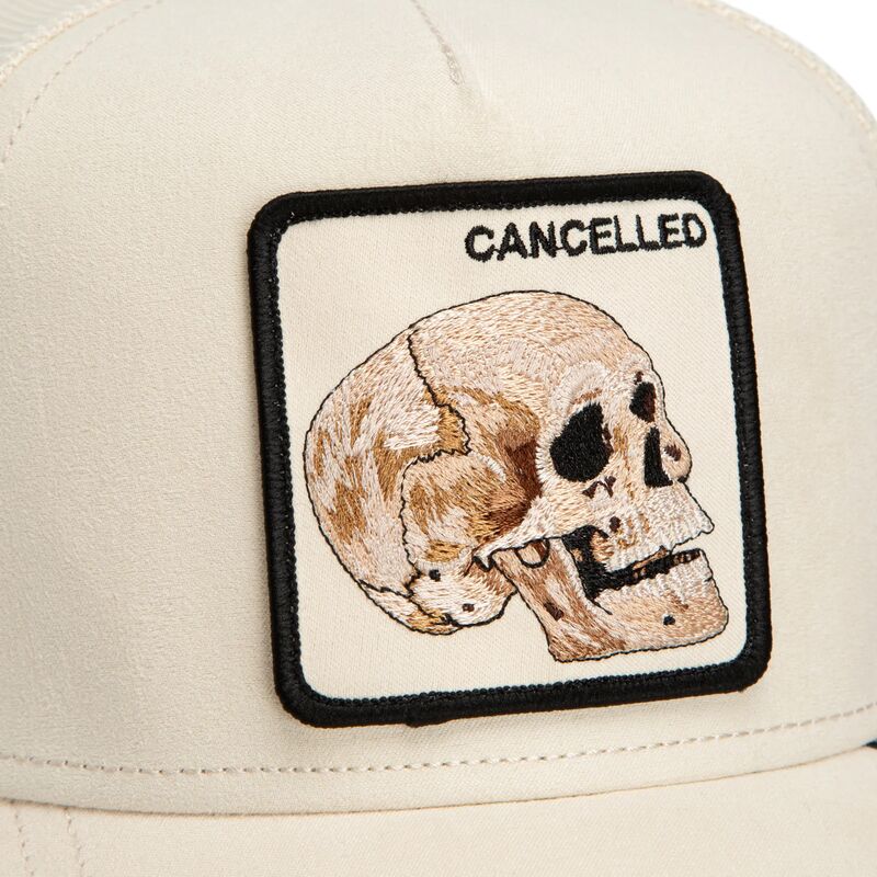 kasketter-buet-beige-snapback-suede-cancelled-skull-microsuede-the-farm-goorin-bros