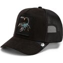kasketter-buet-sort-snapback-suede-scorpion-microsuede-the-farm-goorin-bros