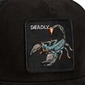 kasketter-buet-sort-snapback-suede-scorpion-microsuede-the-farm-goorin-bros