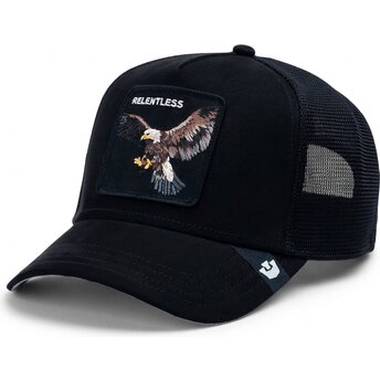 Kasketter buet sort snapback Suede Relentless Eagle Microsuede The Farm Goorin Bros.