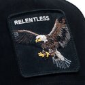 kasketter-buet-sort-snapback-suede-relentless-eagle-microsuede-the-farm-goorin-bros