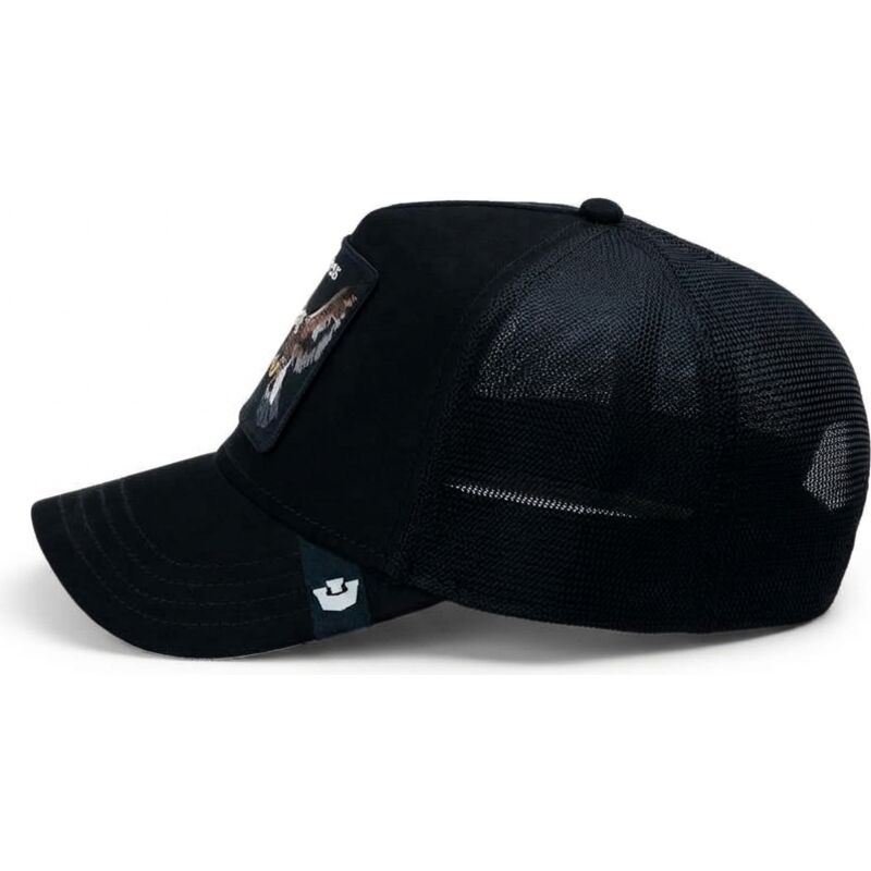 kasketter-buet-sort-snapback-suede-relentless-eagle-microsuede-the-farm-goorin-bros