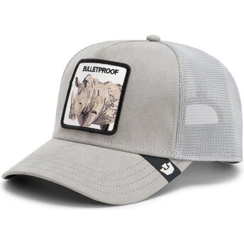 Kasketter buet grå snapback Suede Rhino Microsuede Bulletproof The Farm Goorin Bros.
