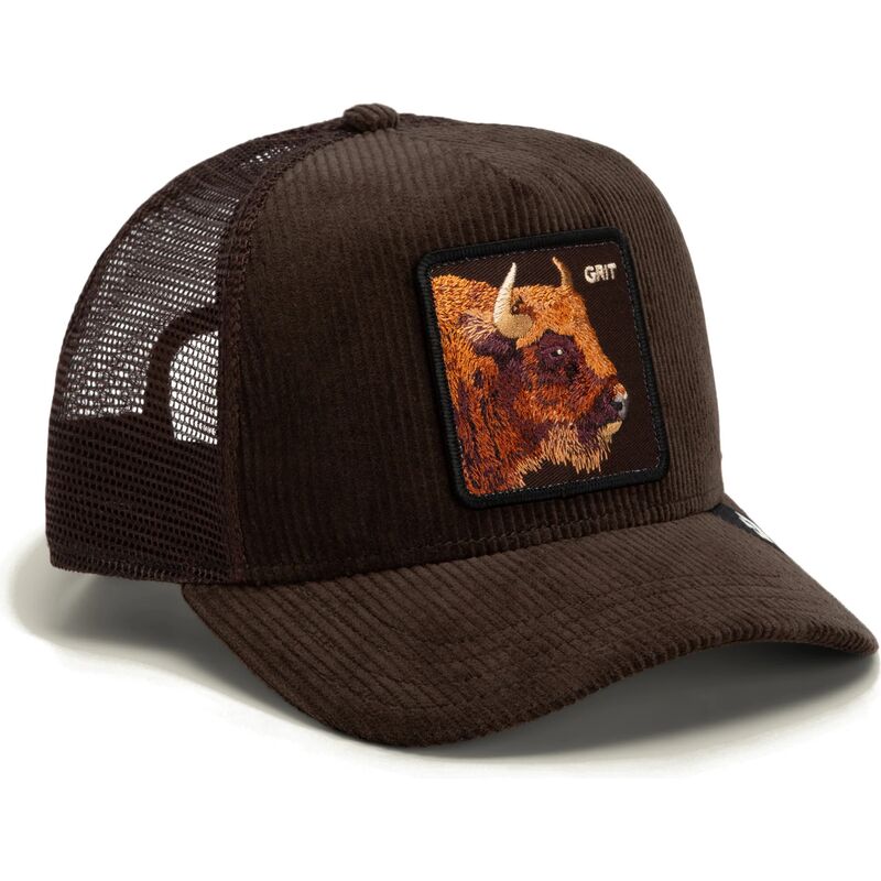 kasketter-buet-brun-snapback-corduroy-grit-ridgeline-the-farm-goorin-bros
