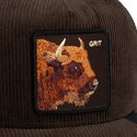 kasketter-buet-brun-snapback-corduroy-grit-ridgeline-the-farm-goorin-bros