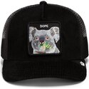 kasketter-buet-sort-snapback-corduroy-dope-ridgeline-the-farm-goorin-bros