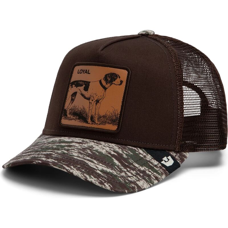 kasketter-buet-brun-snapback-engraved-dog-camo-glitch-the-farm-goorin-bros