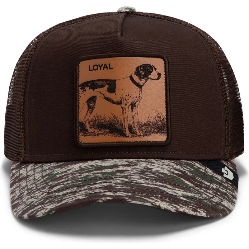 kasketter-buet-brun-snapback-engraved-dog-camo-glitch-the-farm-goorin-bros