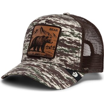 Kasketter buet camouflage snapback Engraved Bear Camo Glitch The Farm Goorin Bros.
