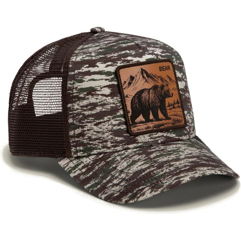 kasketter-buet-camouflage-snapback-engraved-bear-camo-glitch-the-farm-goorin-bros kasketter-buet-camouflage-snapback-engraved-bear-camo-glitch-the-farm-goorin-bros