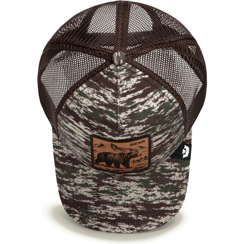 kasketter-buet-camouflage-snapback-engraved-bear-camo-glitch-the-farm-goorin-bros kasketter-buet-camouflage-snapback-engraved-bear-camo-glitch-the-farm-goorin-bros