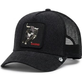 Kasketter buet sort snapback Raging Denim After Dark The Farm Goorin Bros.