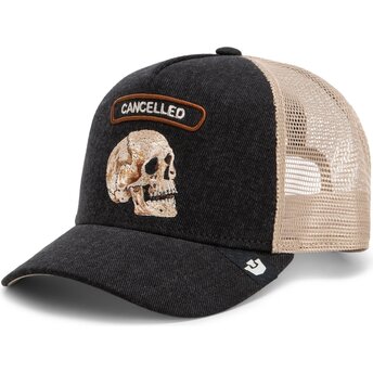 Kasketter buet sort snapback Cancelled Rocker Denim After Dark The Farm Goorin Bros.