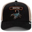 kasketter-buet-sort-snapback-wanted-rocker-denim-after-dark-the-farm-goorin-bros