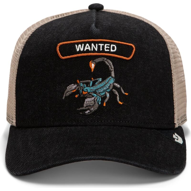 kasketter-buet-sort-snapback-wanted-rocker-denim-after-dark-the-farm-goorin-bros