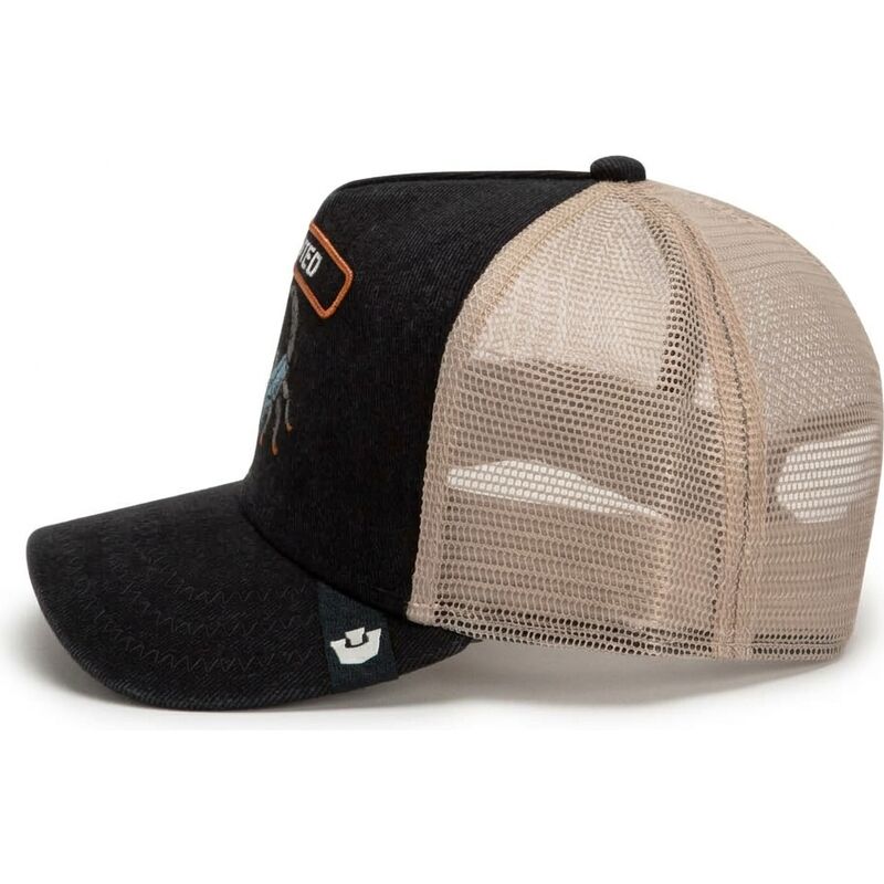 kasketter-buet-sort-snapback-wanted-rocker-denim-after-dark-the-farm-goorin-bros
