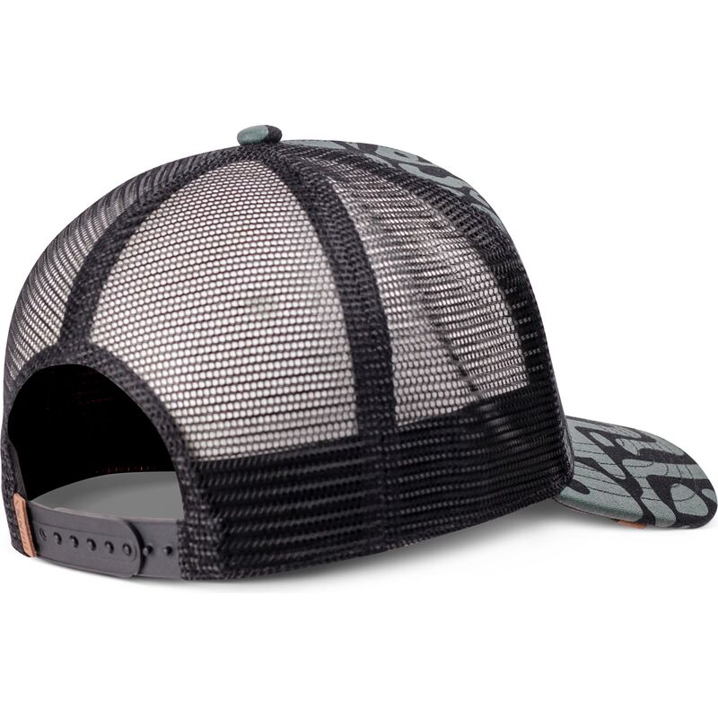 kasketter-buet-gron-snapback-hft-denim-oracle-af-djinns