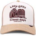 kasketter-buet-khaki-snapback-hft-lazy-days-af-djinns
