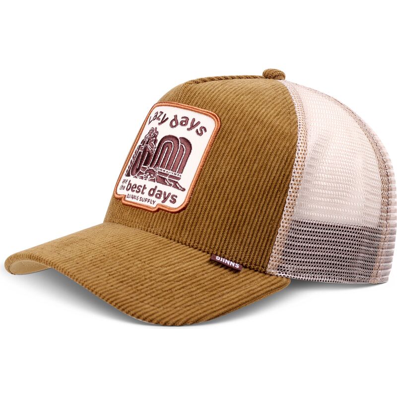 kasketter-buet-brun-snapback-hft-lazy-days-af-djinns
