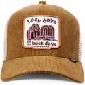 kasketter-buet-brun-snapback-hft-lazy-days-af-djinns