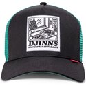 kasketter-buet-sort-snapback-hft-lscc-lazy-sunday-coffee-club-record-af-djinns