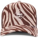 kasketter-buet-brun-snapback-hft-rubbertigerstripes-af-djinns
