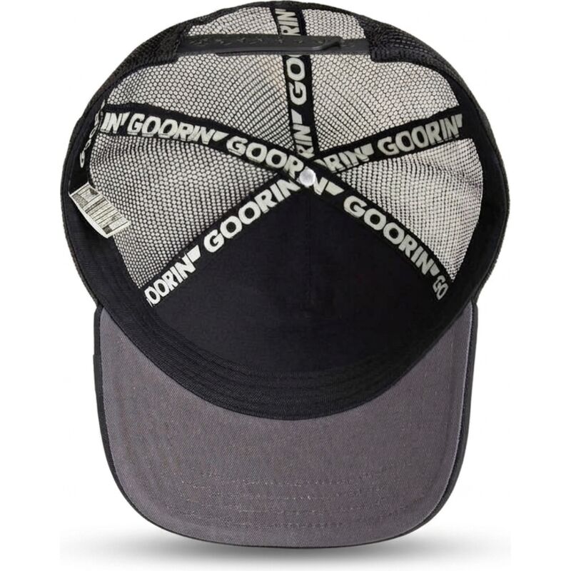 goorin-bros-sort-trucker-kasket-black-panther-panter goorin-bros-sort-trucker-kasket-black-panther-panter