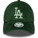 kasketter-buet-gron-snapback-9forty-m-crown-chunky-cord-fra-los-angeles-dodgers-mlb-af-new-era