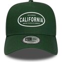 kasketter-buet-gron-snapback-9forty-e-frame-rubber-fra-california-los-angeles-af-new-era