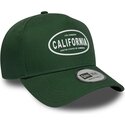 kasketter-buet-gron-snapback-9forty-e-frame-rubber-fra-california-los-angeles-af-new-era