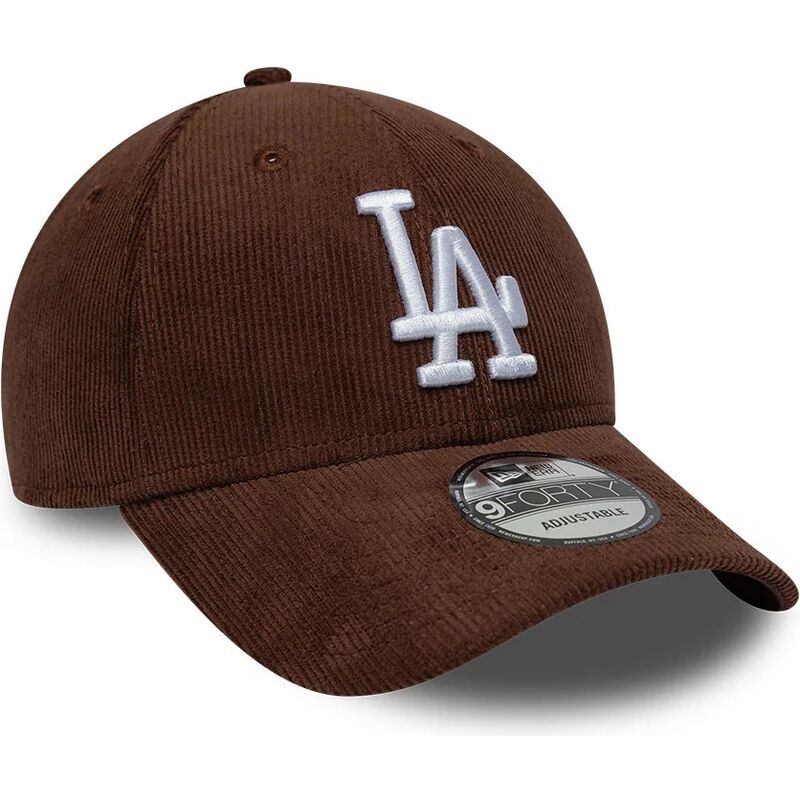 kasketter-buet-brun-snapback-9forty-entry-cord-fra-los-angeles-dodgers-mlb-af-new-era