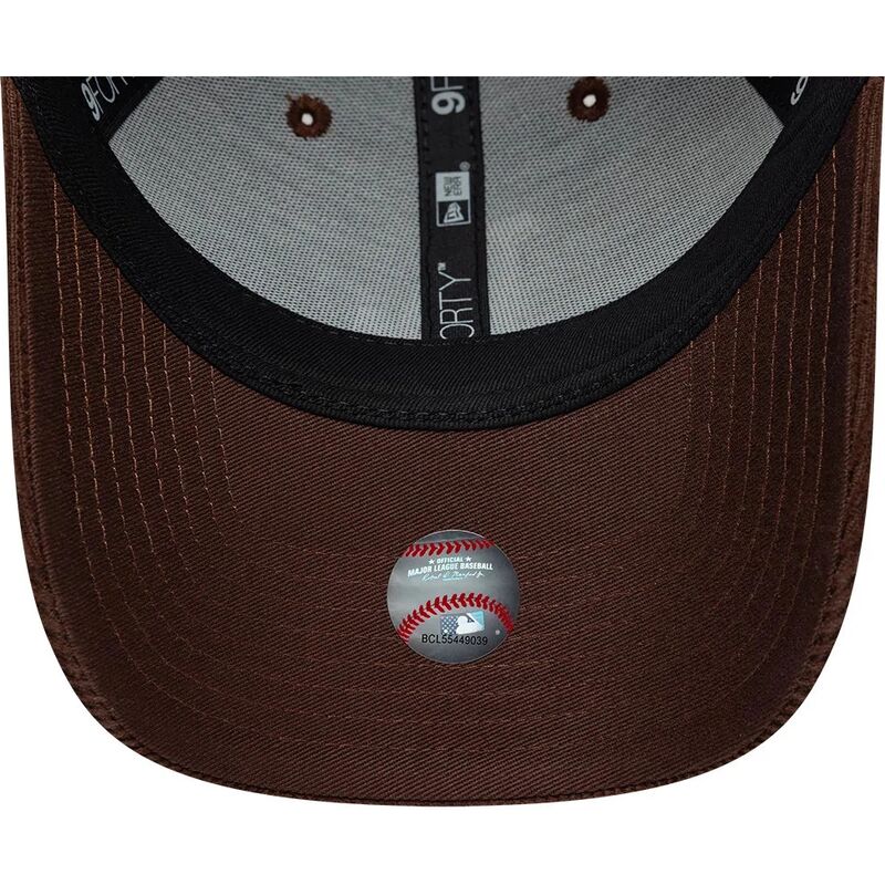 kasketter-buet-brun-snapback-9forty-entry-cord-fra-los-angeles-dodgers-mlb-af-new-era