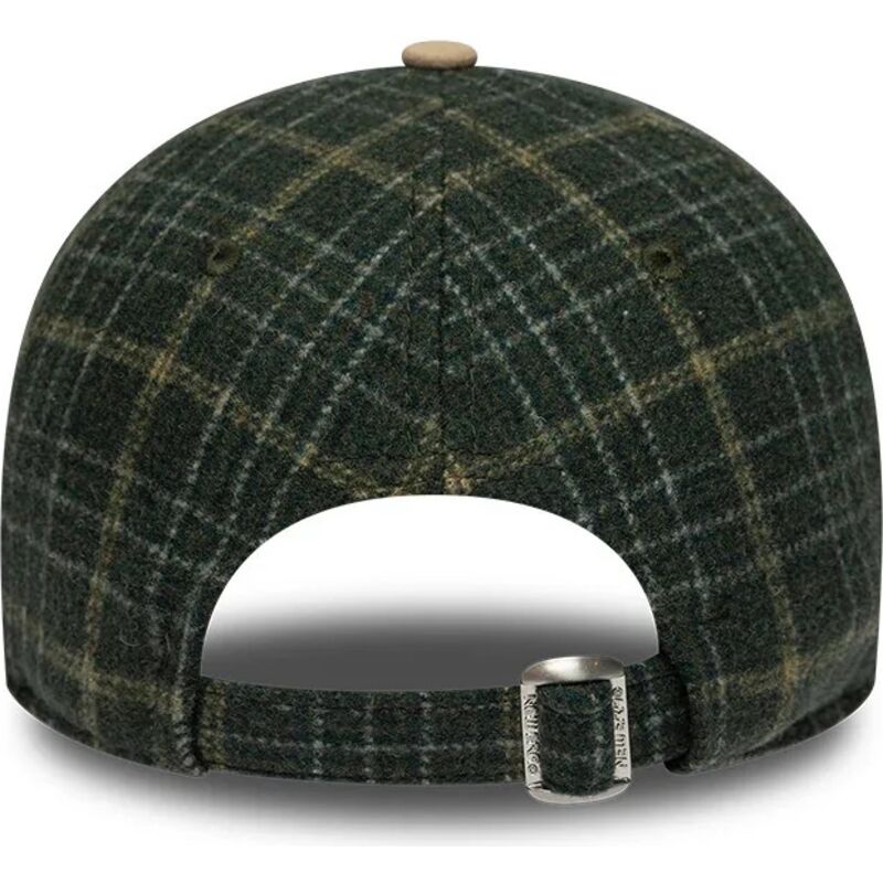 kasketter-buet-gron-justerbar-rem-9twenty-mix-check-fra-new-york-yankees-mlb-af-new-era